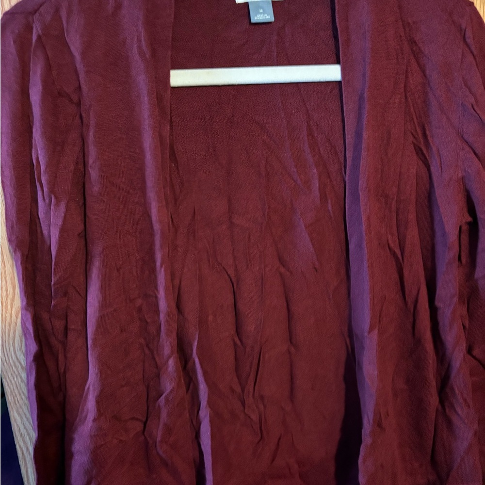 Old Navy Burgundy Women's Cardigan